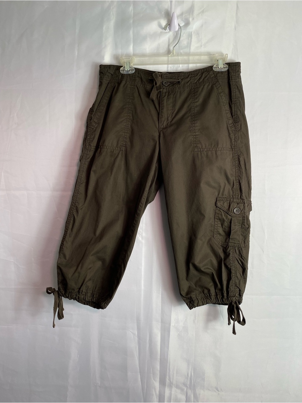 Calvin Klein Jeans brown Cropped Cargo Capris